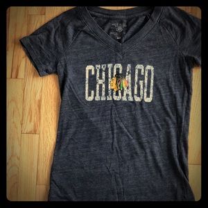 Chicago Blackhawks V-neck tee